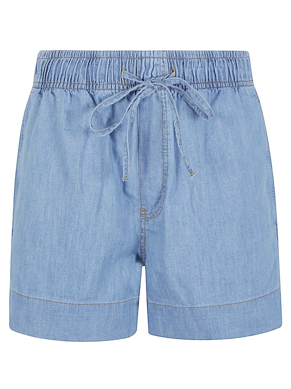 sosue shorts clear blue cotton - women