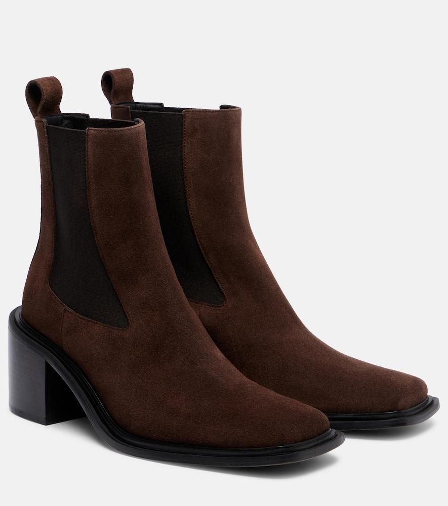 souliers martinez dallas 60 suede ankle boots