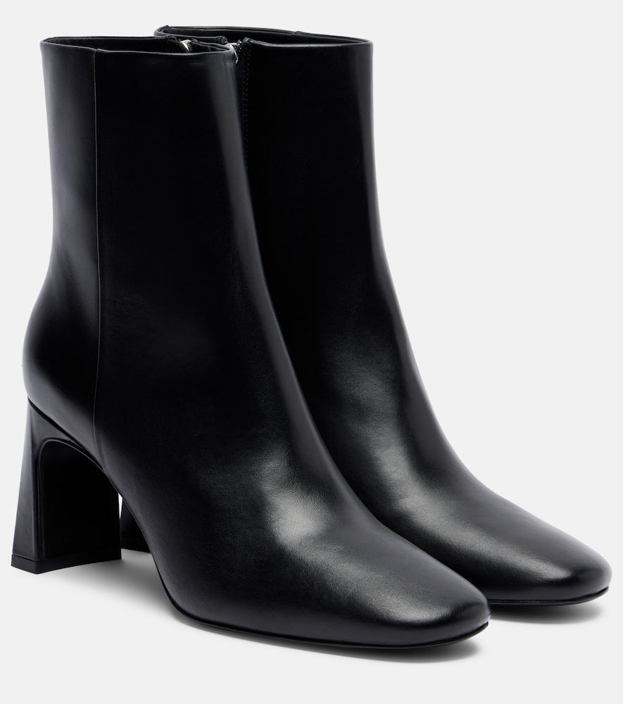 souliers martinez karol 80 leather ankle boots