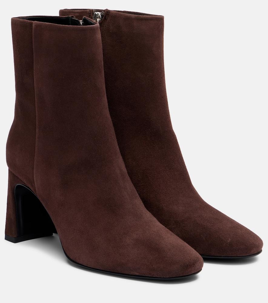 souliers martinez karol 80 suede ankle boots