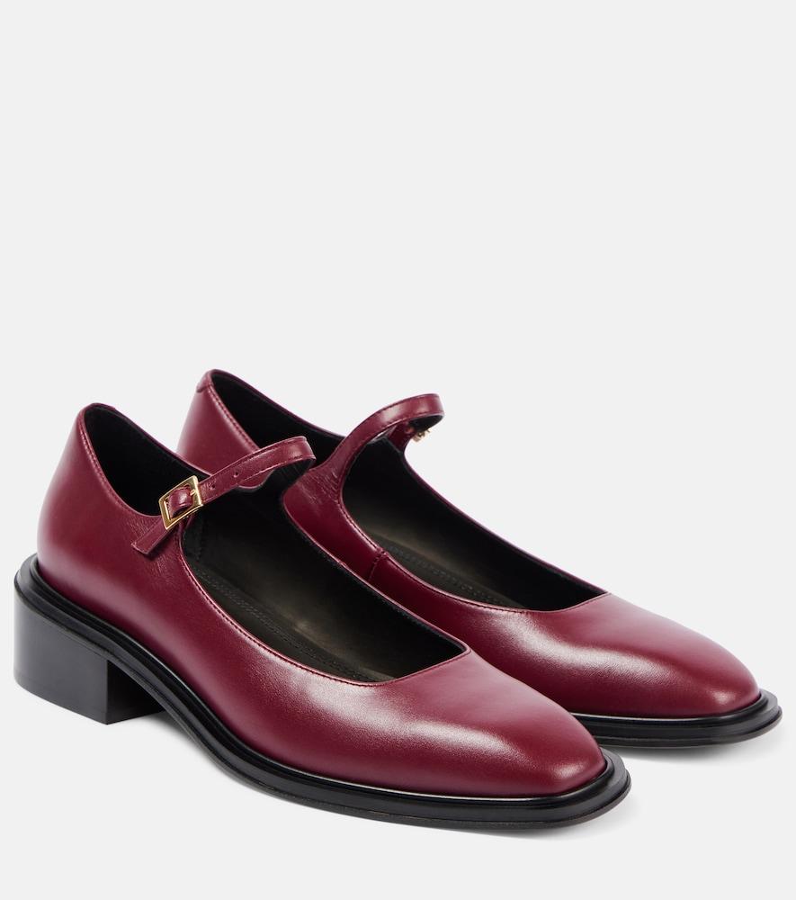 souliers martinez penelope leather ballet flats