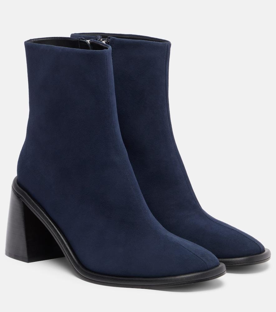 souliers martinez teruele 80 suede ankle boots