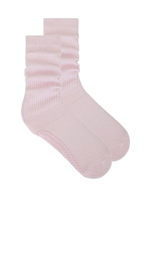 souls. cloud sock in pink.