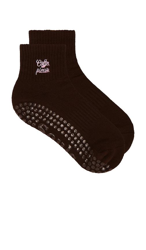 souls. coffee please socks in brown.