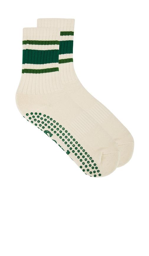 souls. retro sock in cream.