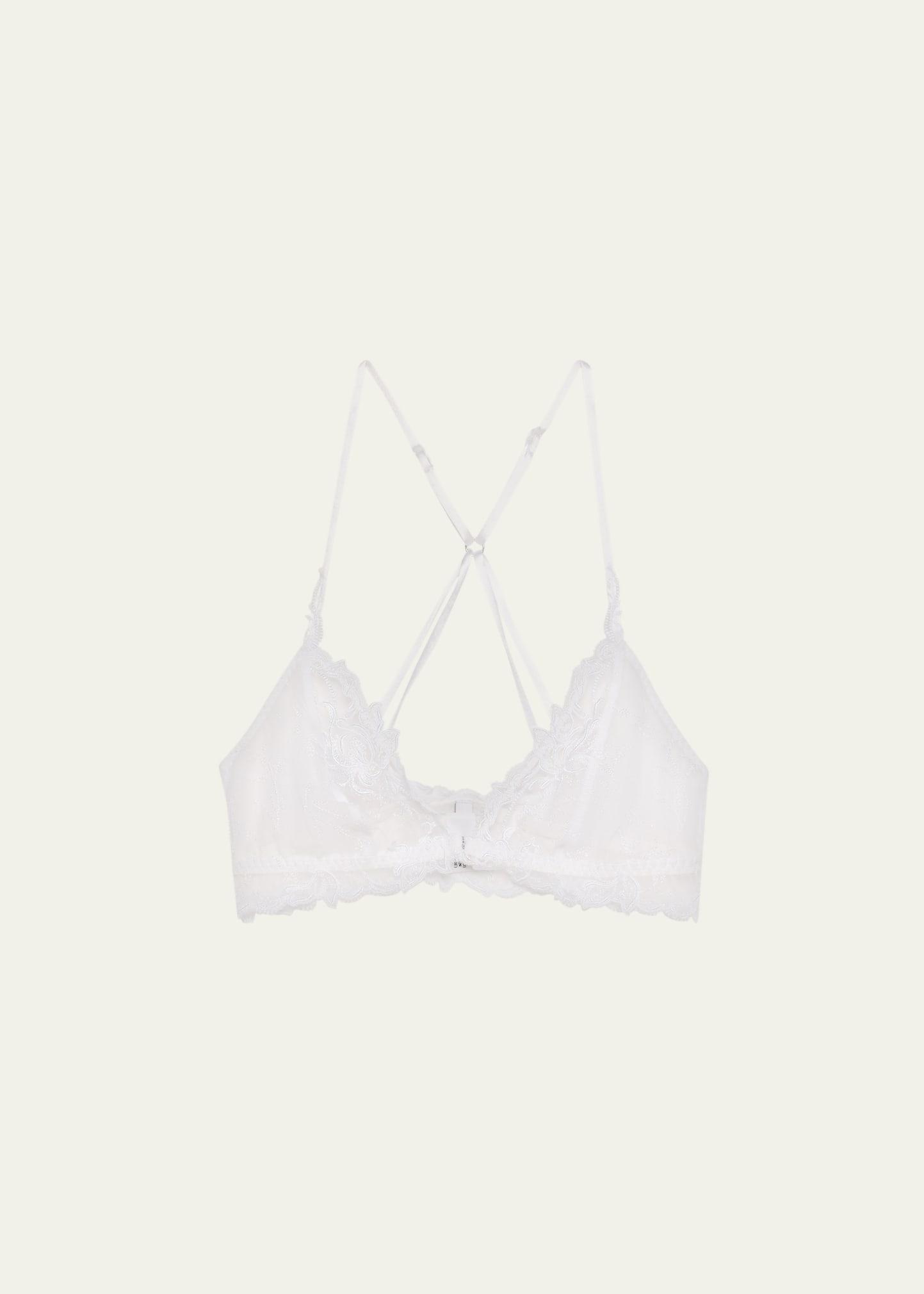 source beaute embroidered soft cup bralette