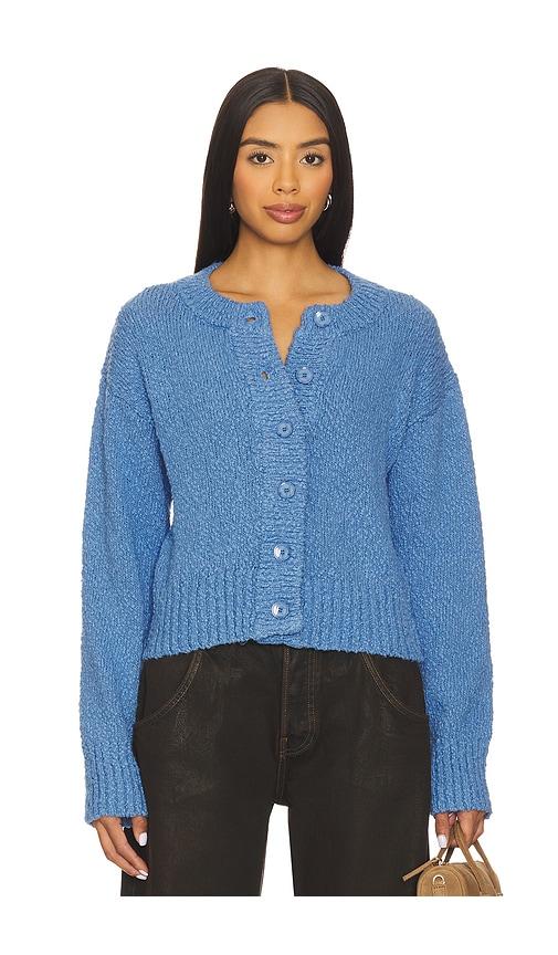 sovere allure cardigan in blue.