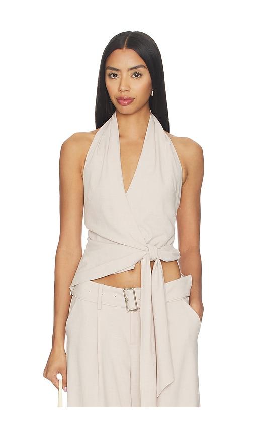 sovere deena top in beige.