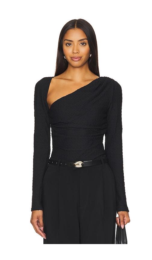 sovere eclipse top in black.