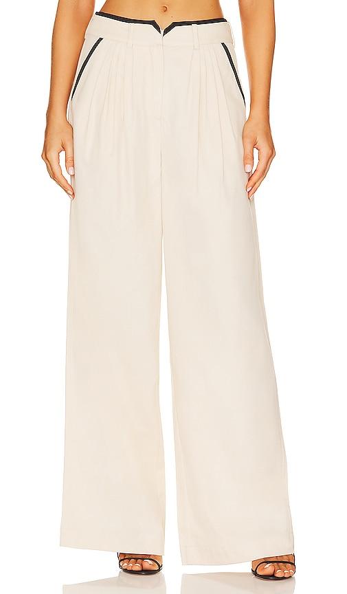 sovere express pant in cream.