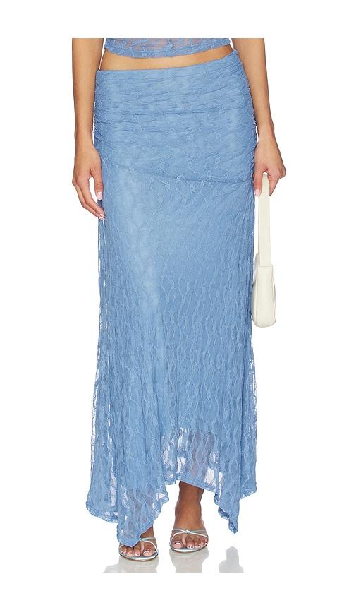 sovere lowri skirt in blue.