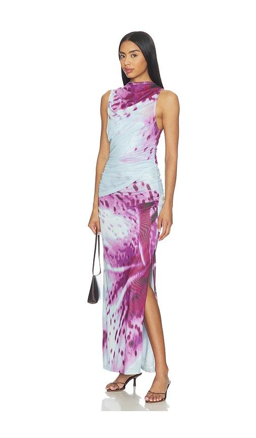 sovere odette dress in purple.