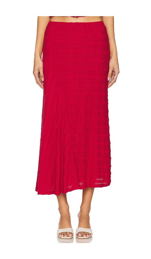 sovere sonoma skirt in red.
