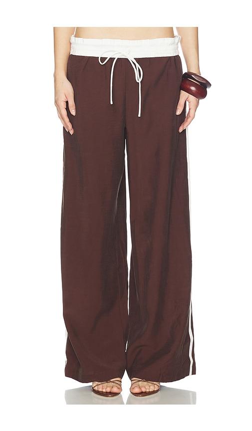 sovere sora pant in brown,white.