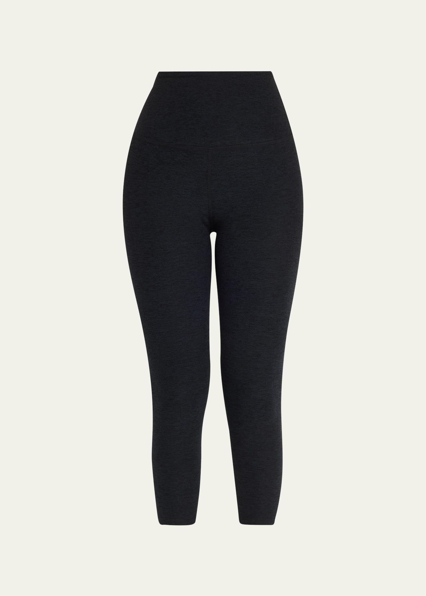 space-dye high waist capri legging
