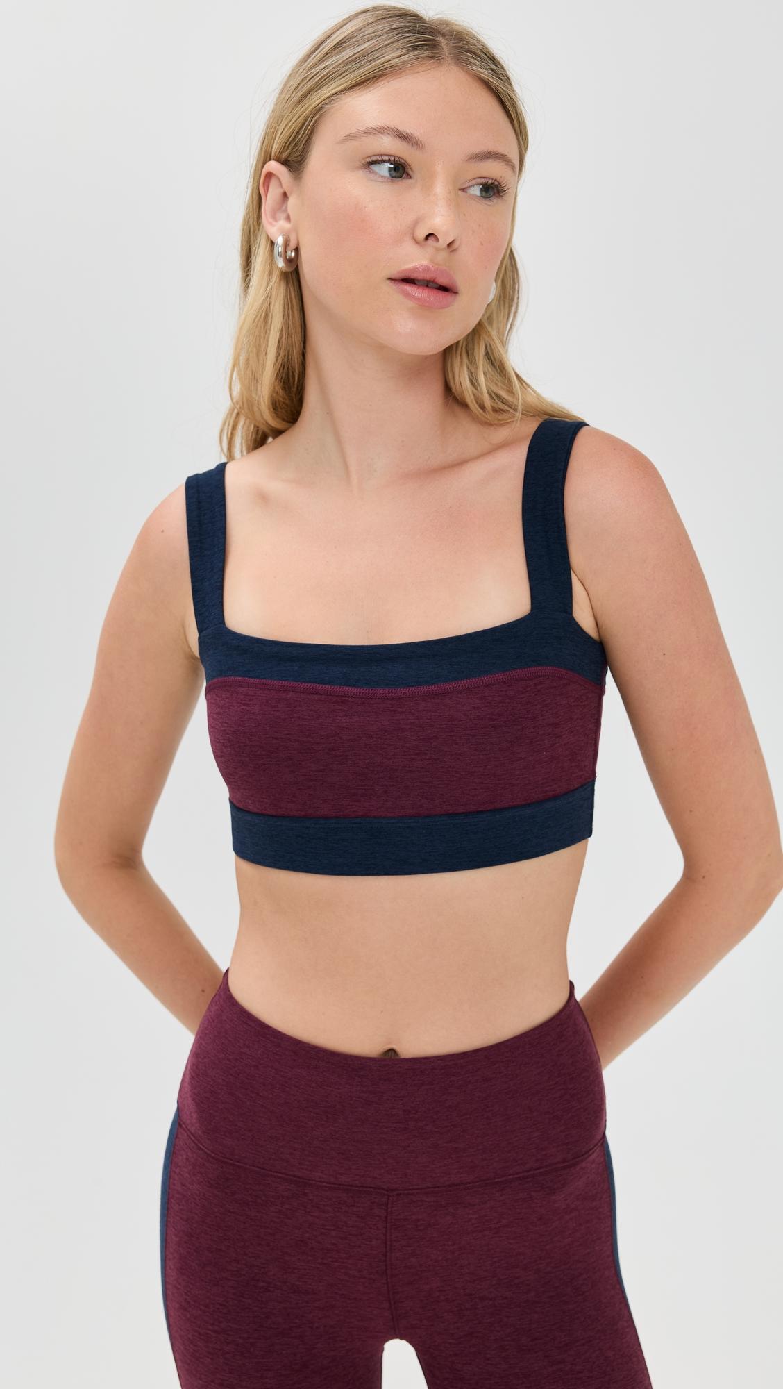spacedye horizon colorblock bra