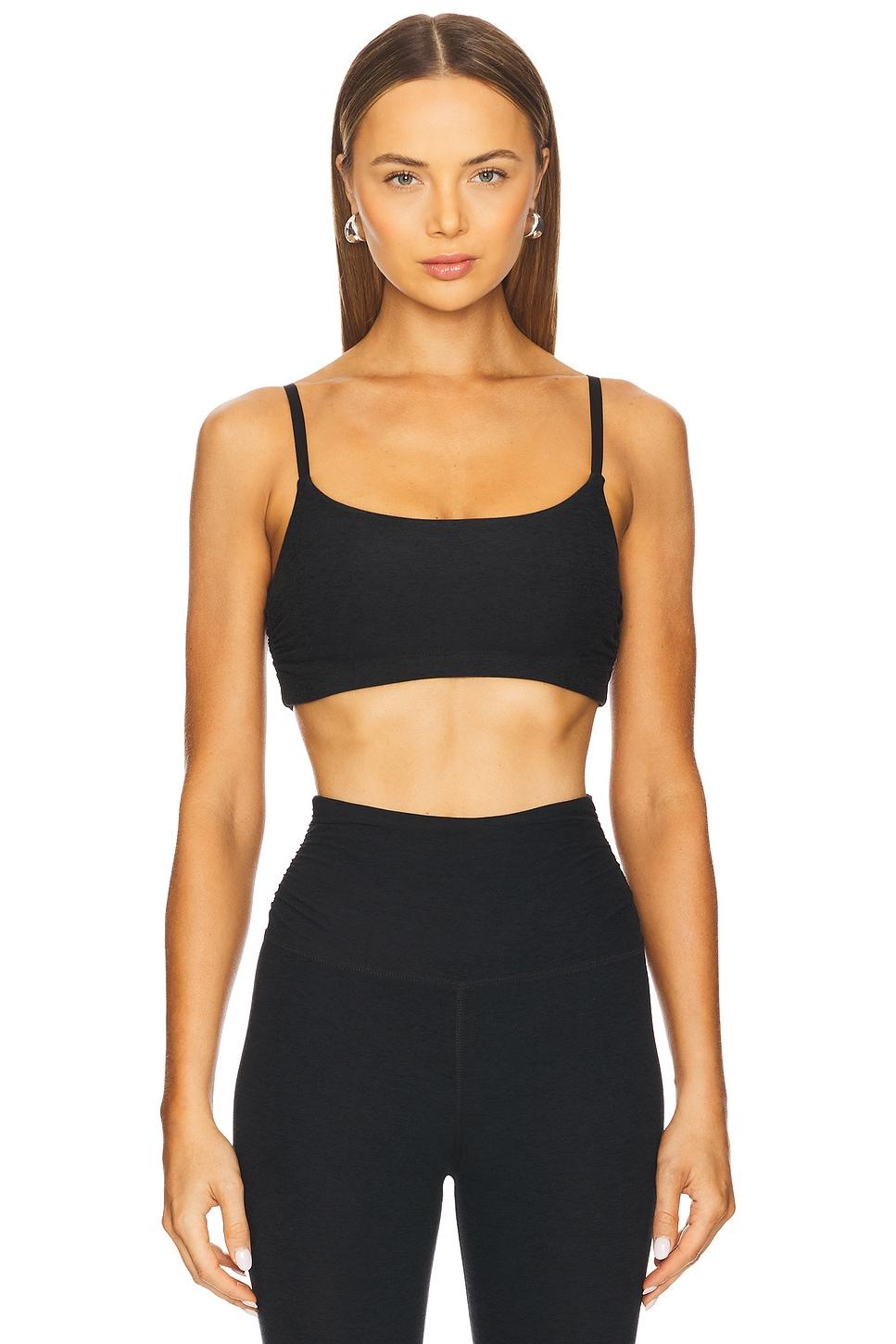 spacedye raise the barre shirred bra