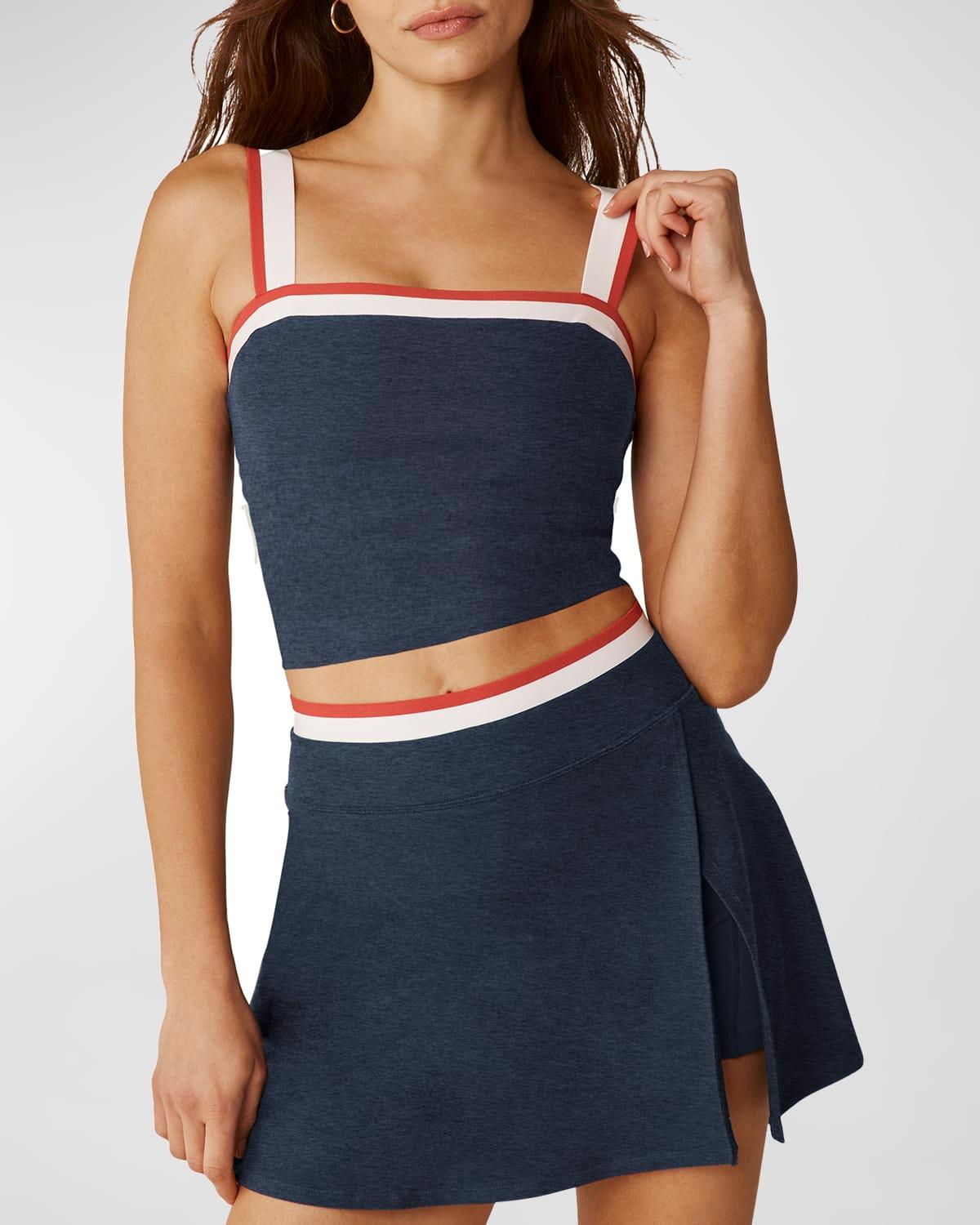 spacedye sea you there cropped tank top