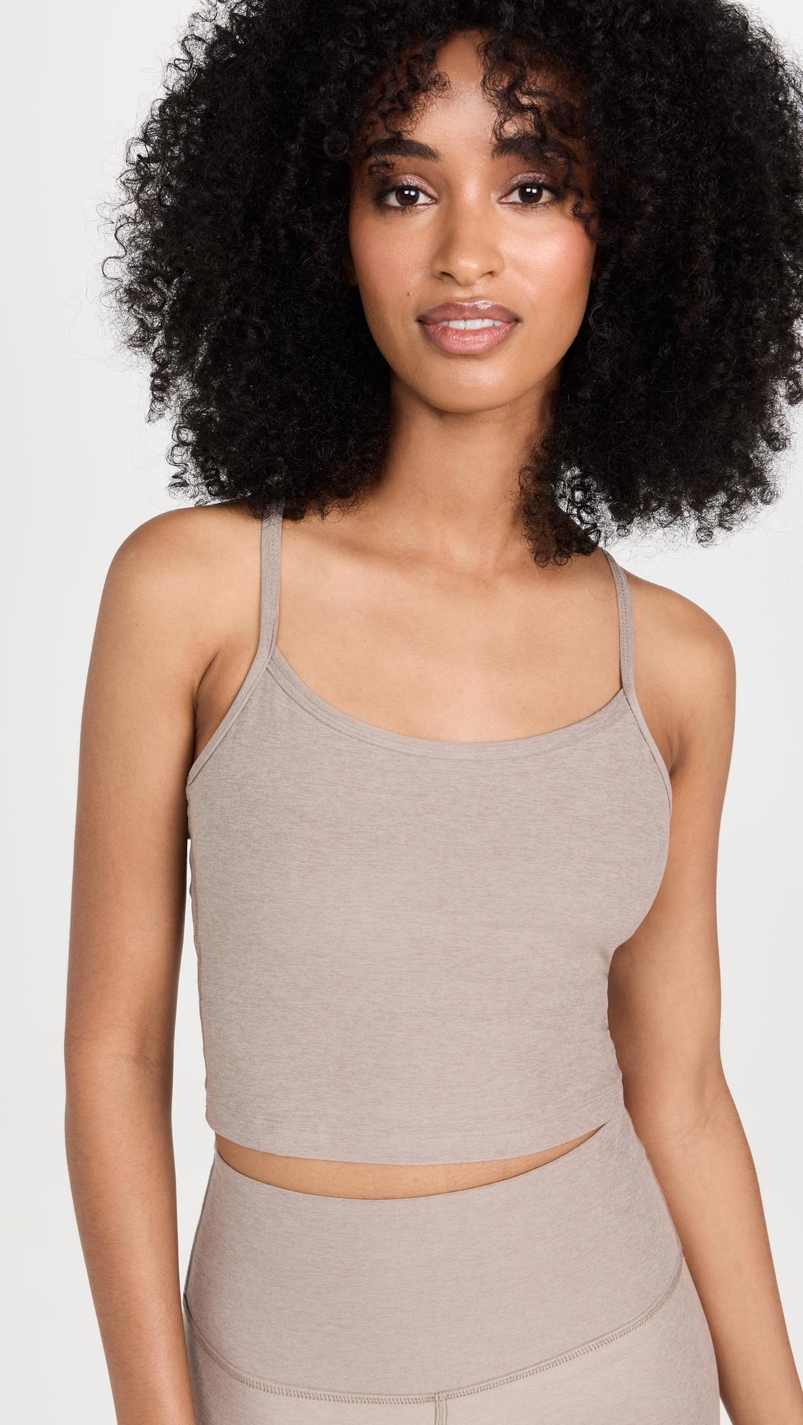 spacedye slim racerback cropped tank