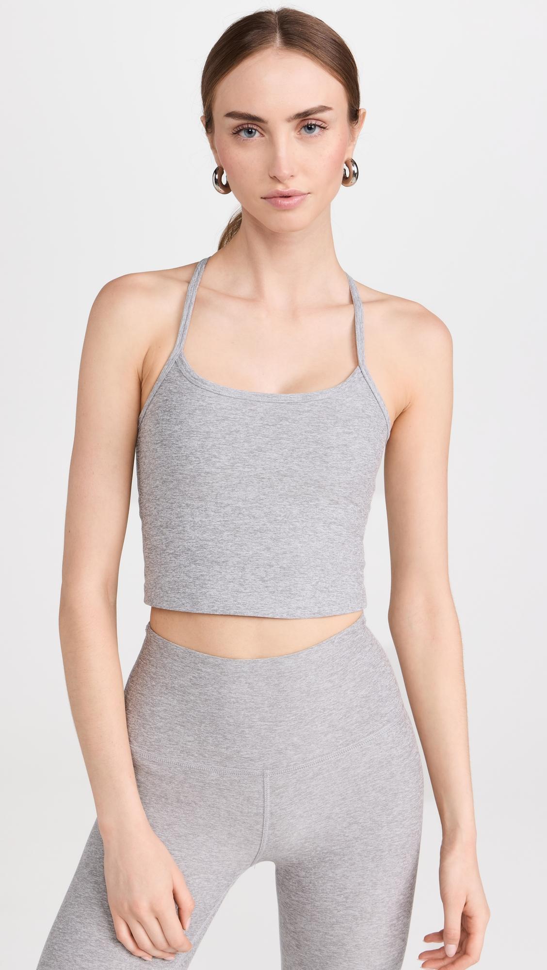spacedye slim racerback cropped tank