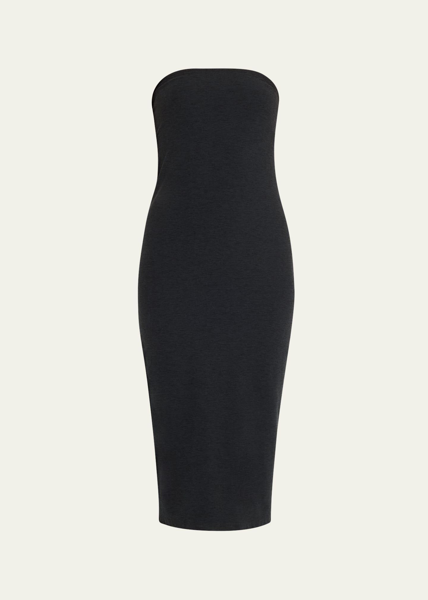spacedye strapless dress