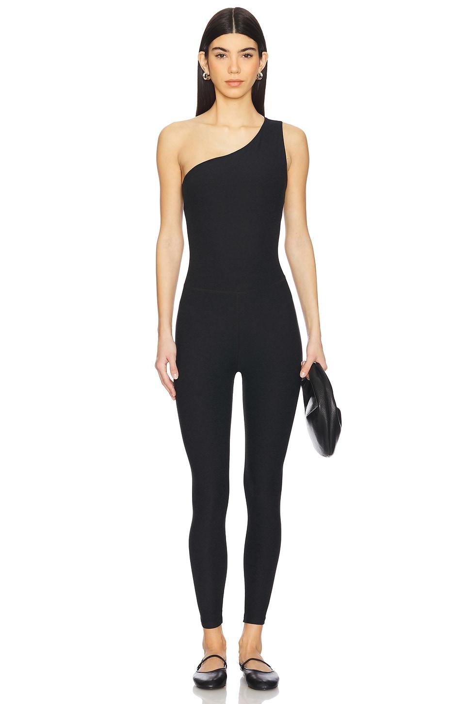 spacedye upswing one shoulder jumpsuit