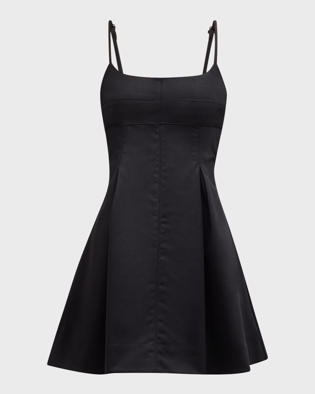 spaghetti-strap cotton mini dress