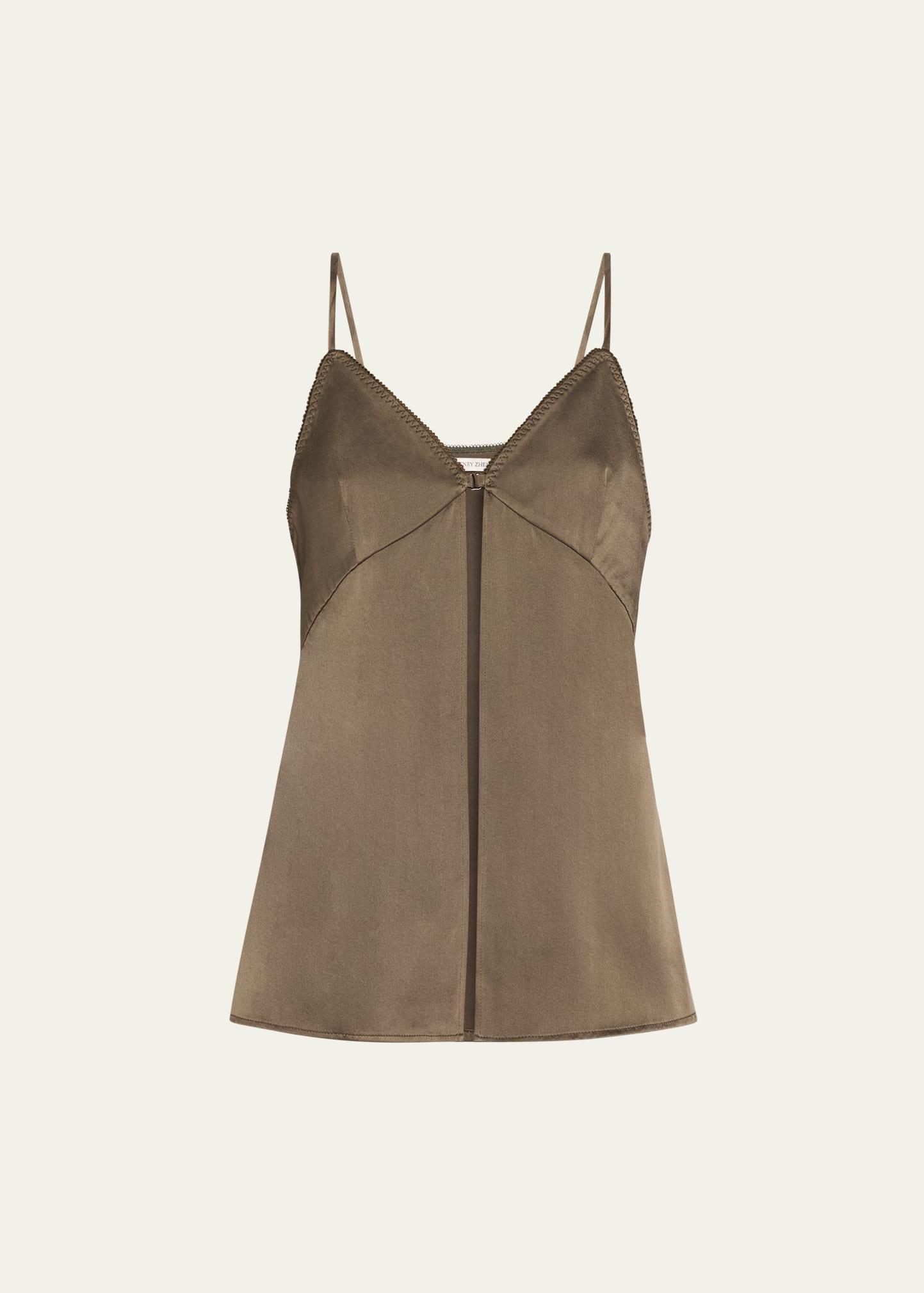 spaghetti strap silk cami