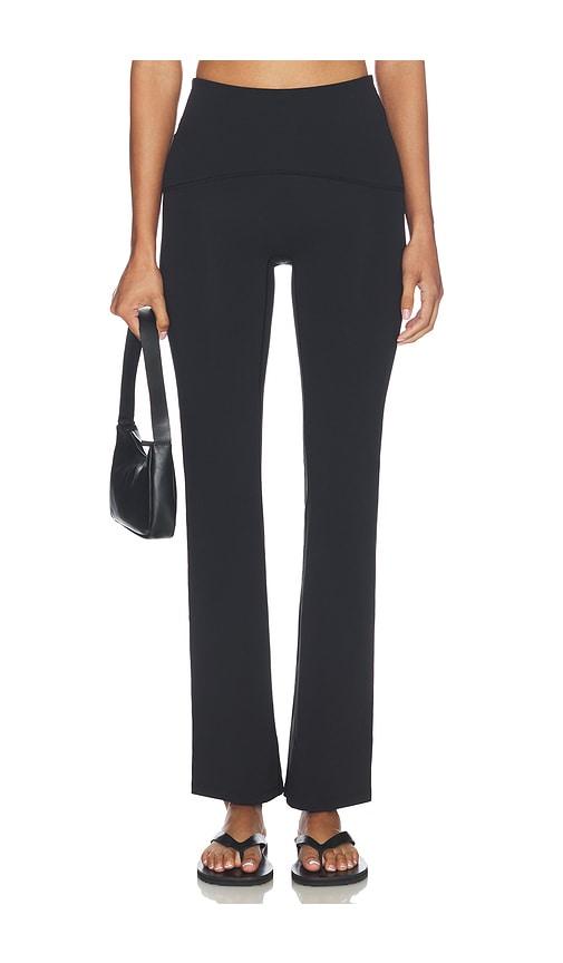 spanx booty boost yoga pant in black.
