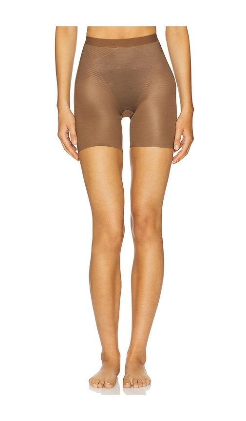 spanx spanxshape invisible girl short in brown.