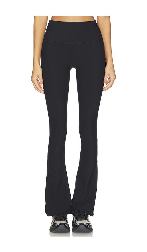 spanx spanxsmooth on form micro flare pant in black.