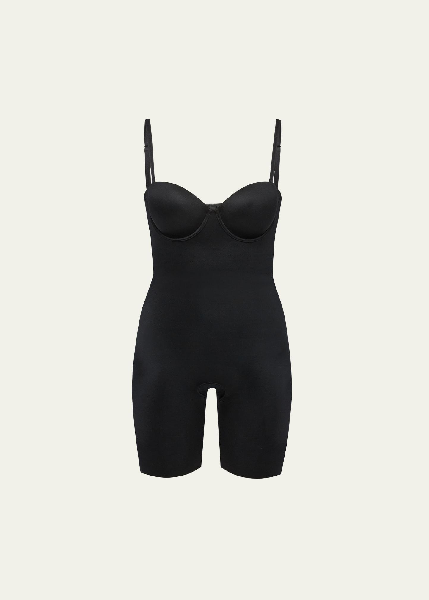 spanxshape™ suit your fancy strapless cupped mid-thigh bodysuit