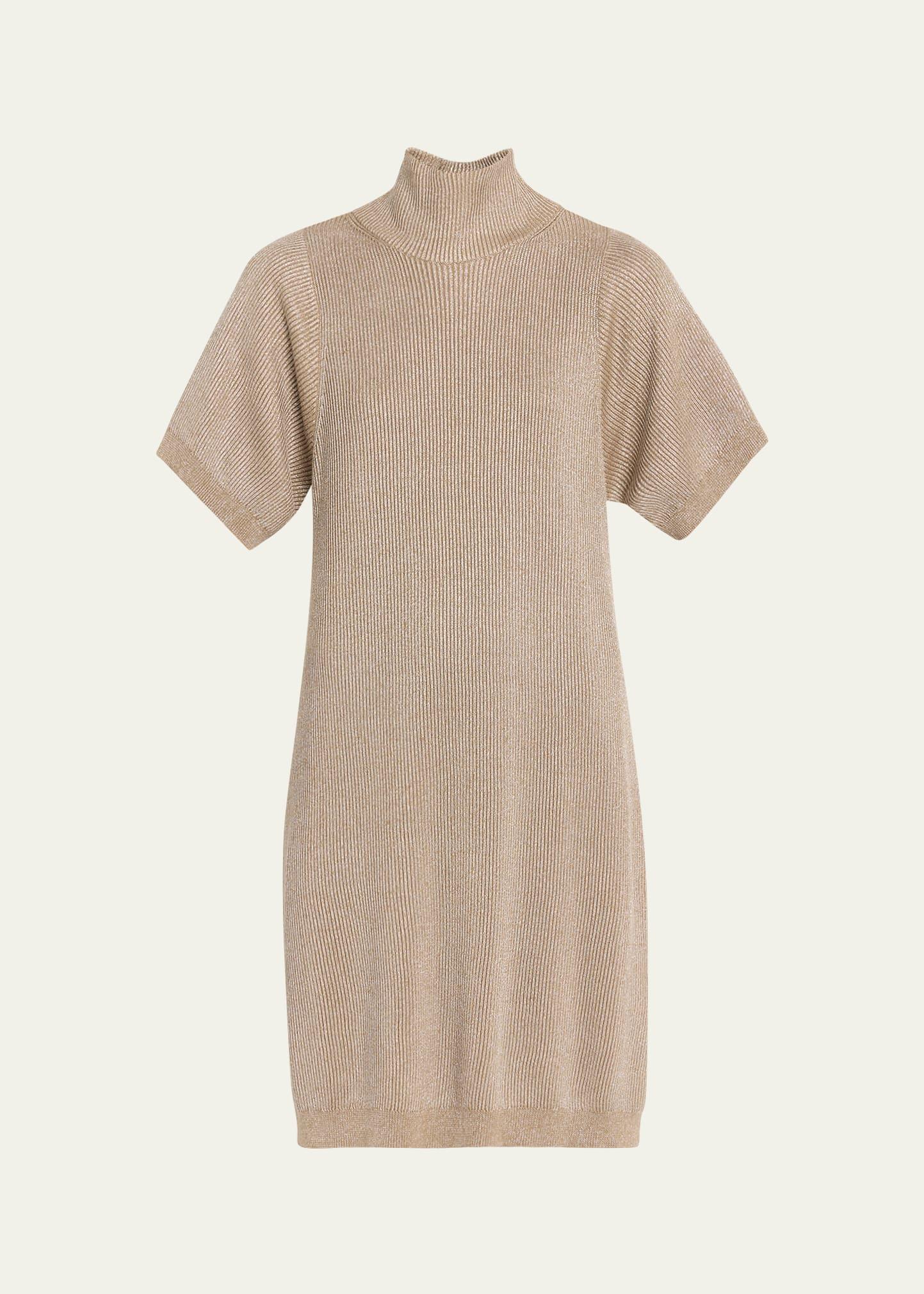 sparkling cotton mini dress