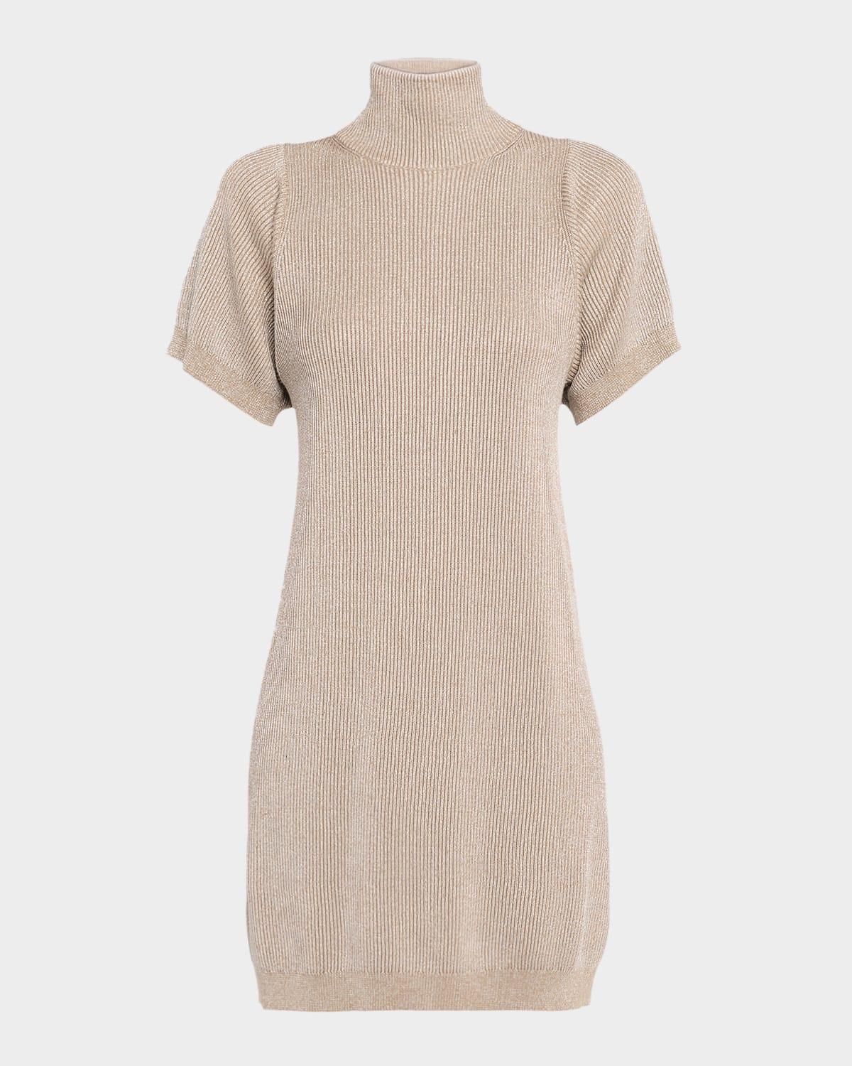 sparkling cotton mini dress