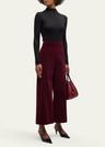 sparkly lurex turtleneck top