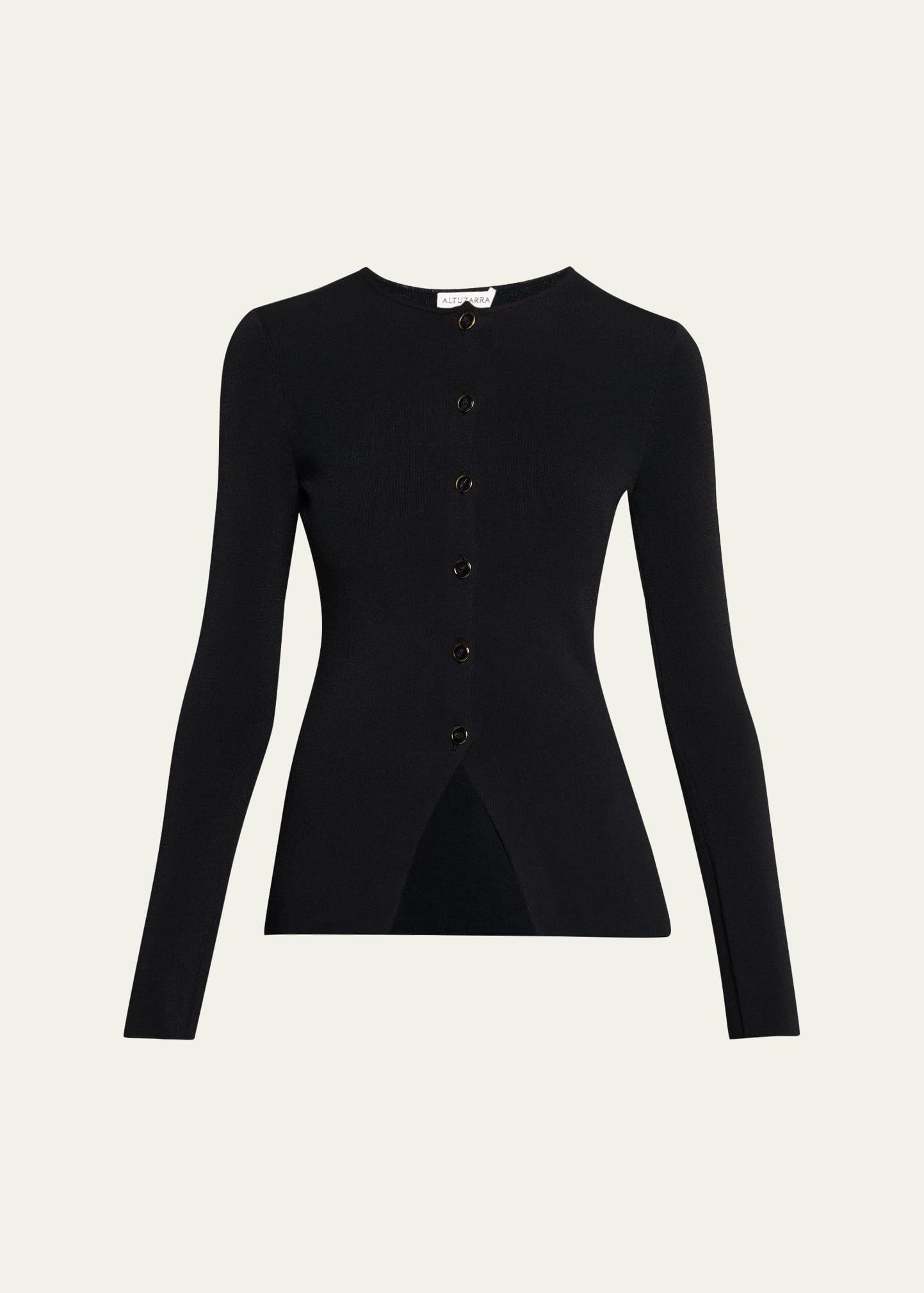 sparky short-sleeve knit top