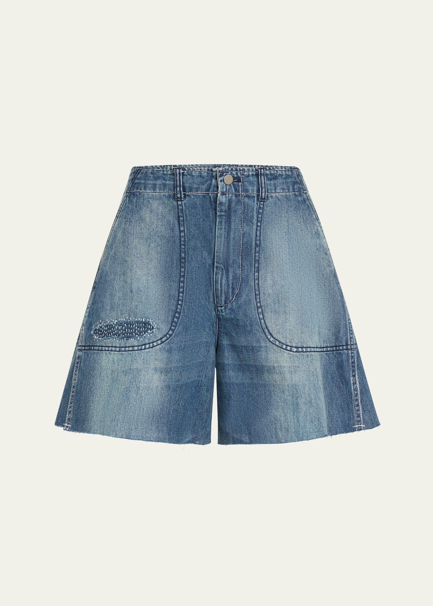 spencer denim shorts