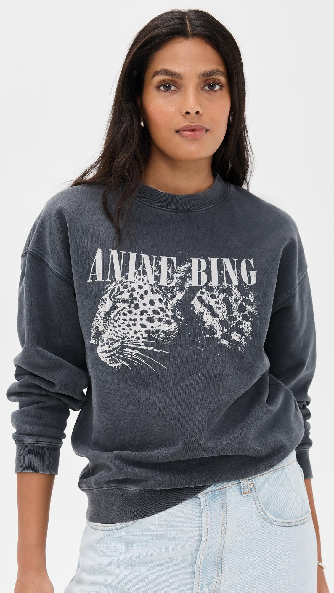 spencer leopard sweatshirt