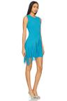 spiral knit mini dress