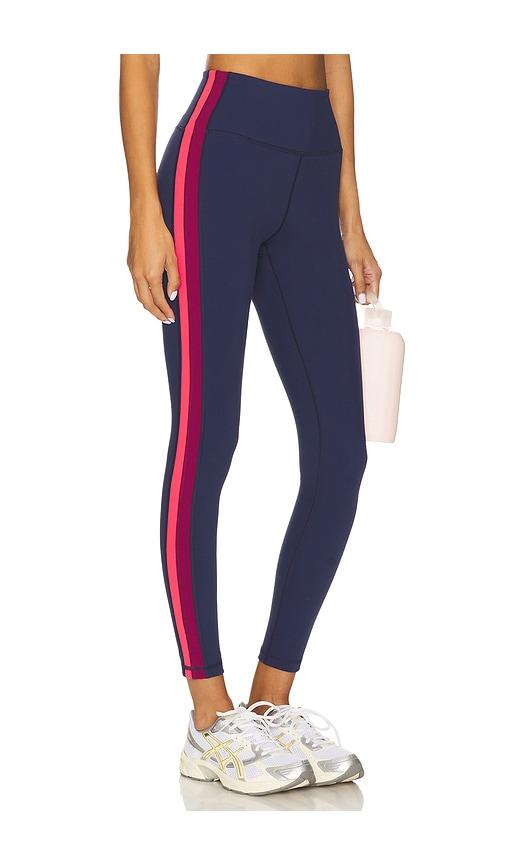 spiritual gangster sage 7/8 high waist legging in blue.