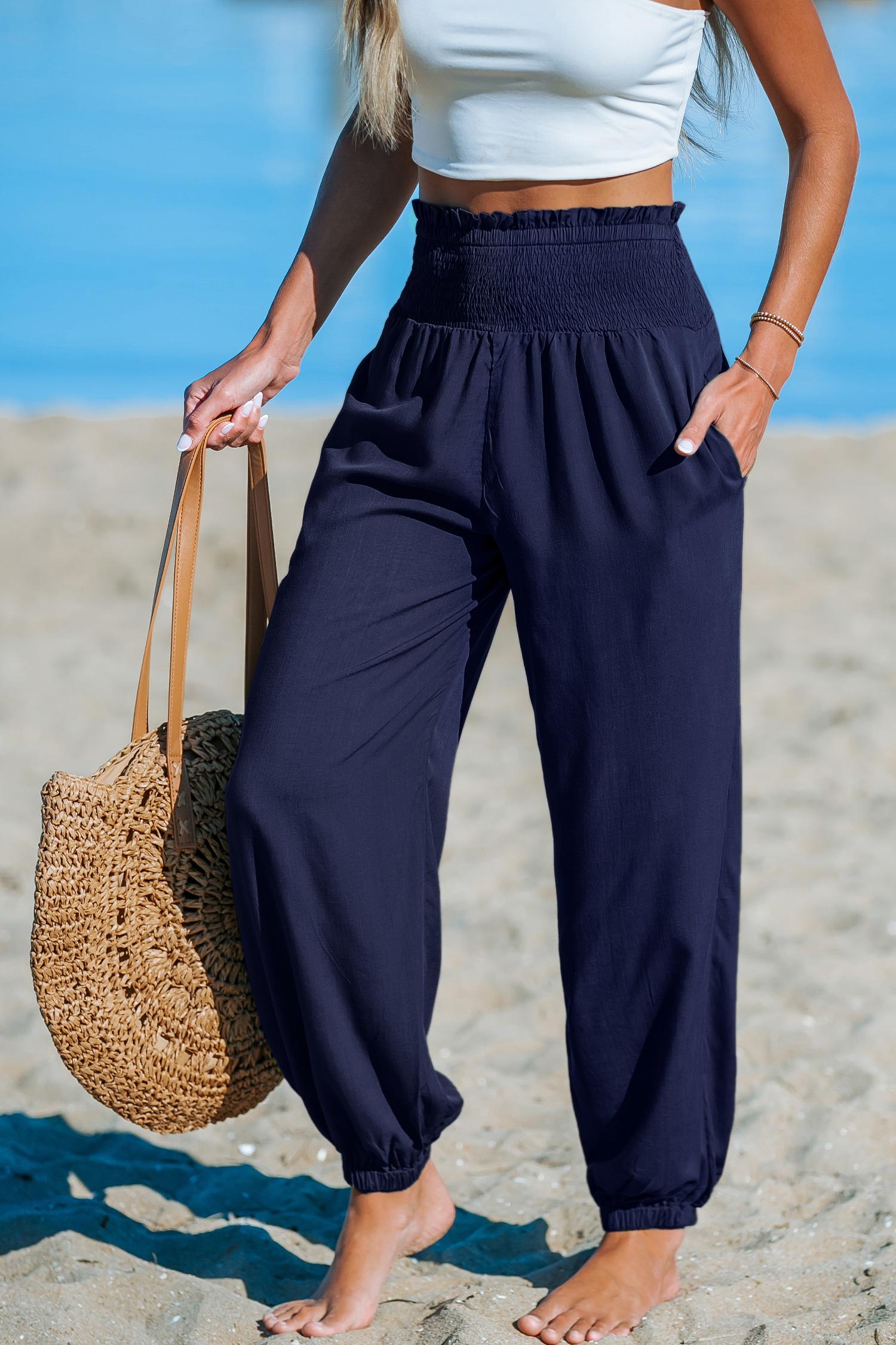splash therapy blue pants - l