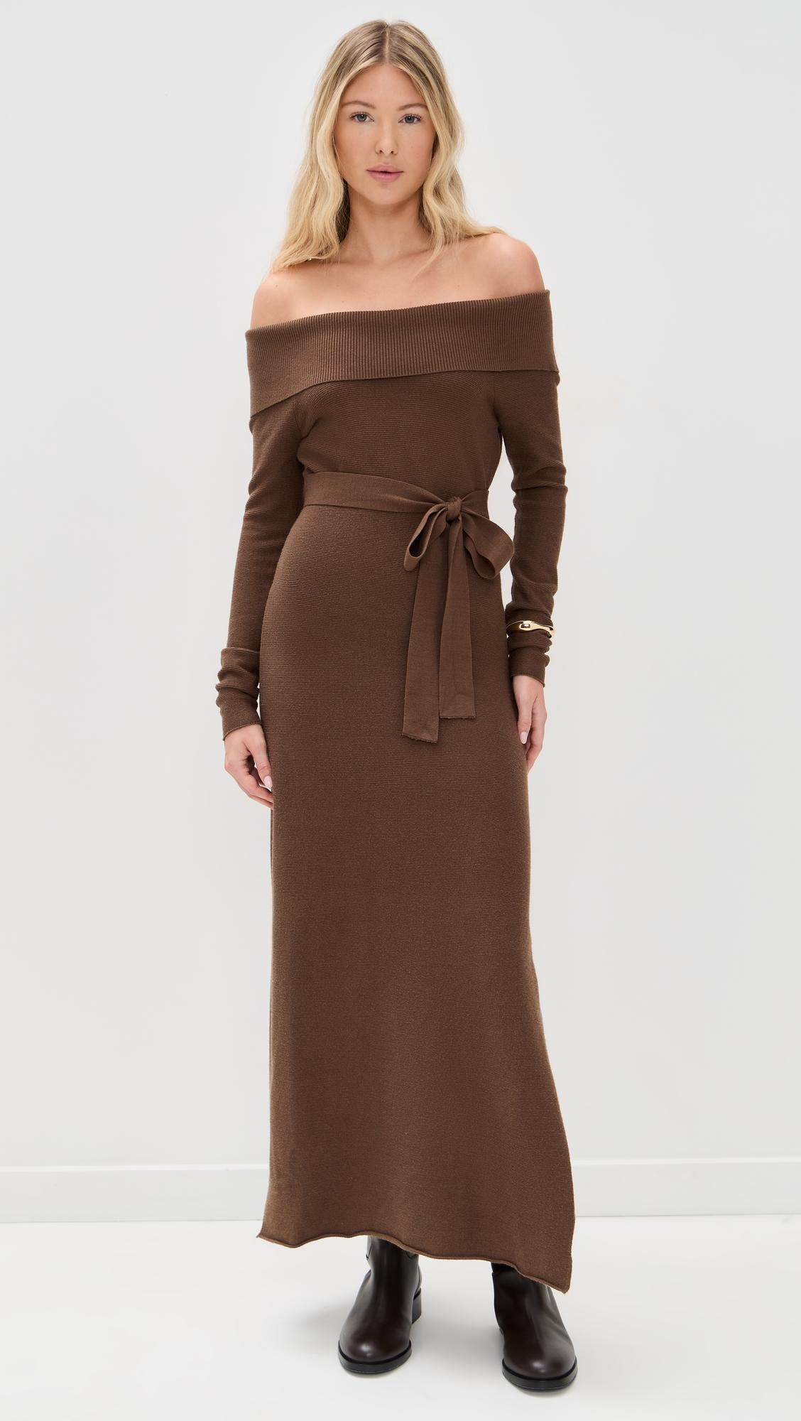 splendid x cella jane off the shoulder sweater dress