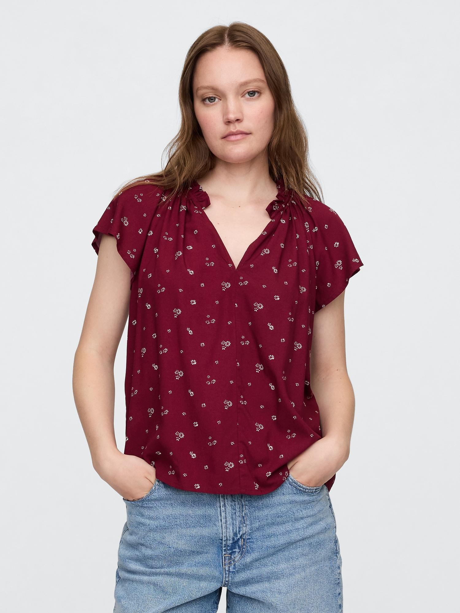 splitneck top