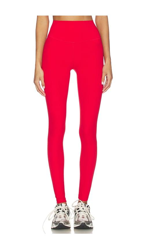 splits59 airweight high waist 28 legging in red.