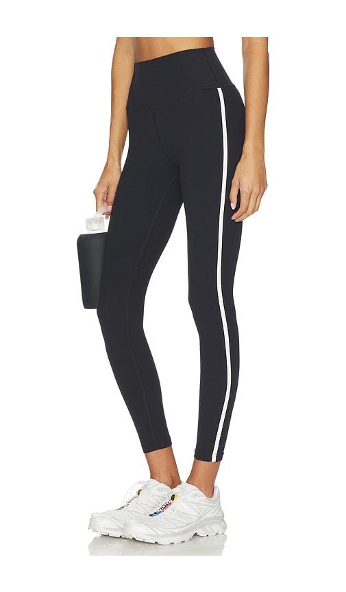 splits59 amber airweight high waist 7/8 legging in black,white.