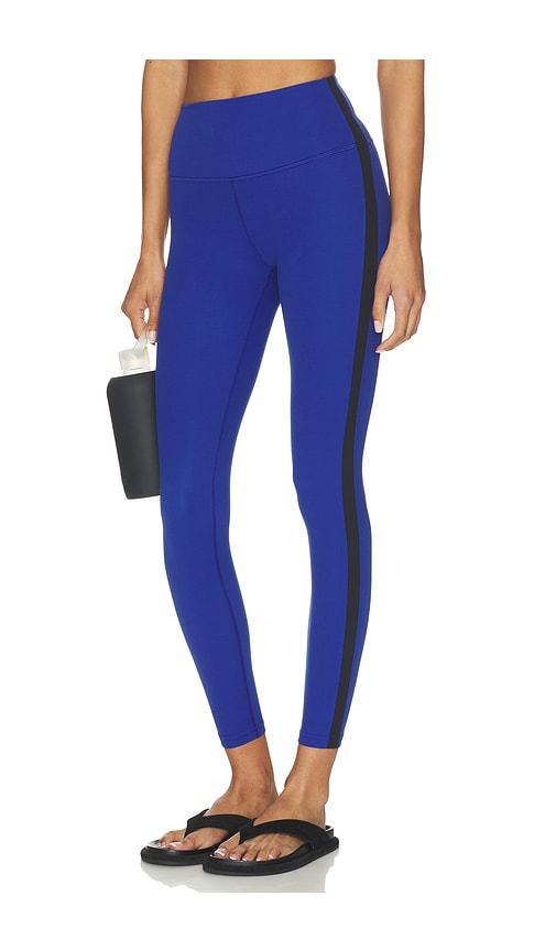 splits59 clare high waist rigor 7/8 legging in blue.