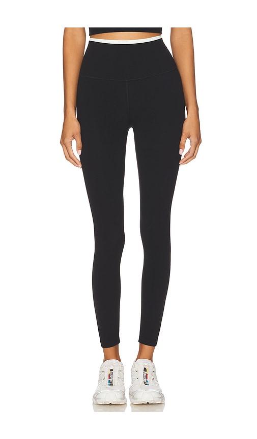 splits59 dual high waist airweight 7/8 legging in black.