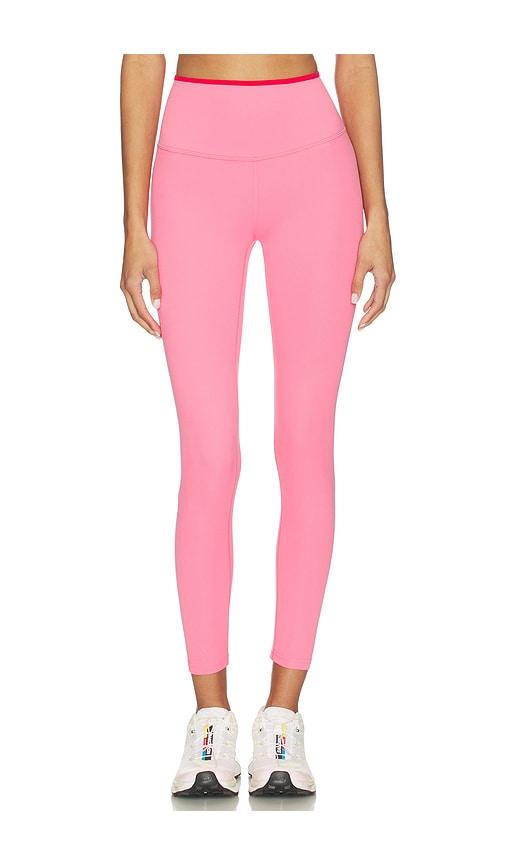 splits59 easton rigor high waist 7/8 legging in pink.