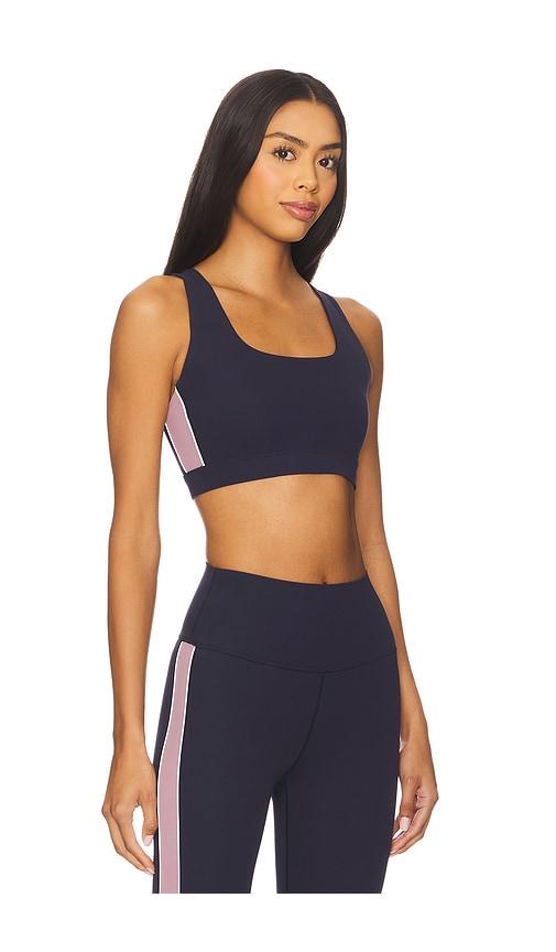 splits59 lexi rigor sports bra in navy.