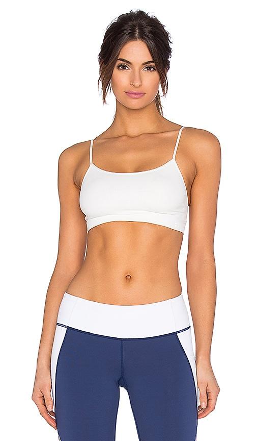 splits59 loren seamless bra in white.